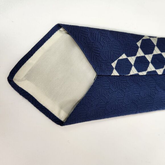 VTG 90s JC Penny Tie Mens Eclectic Retro Embroidered Preppy‎ Edgy Grandpa Core - Picture 10 of 11